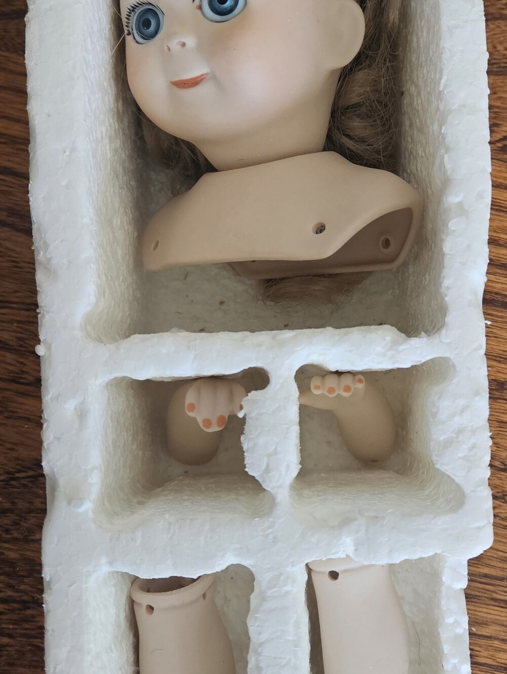 Vintage (1987) Kestner Doll Parts With Typed Directions. Made in Britain.